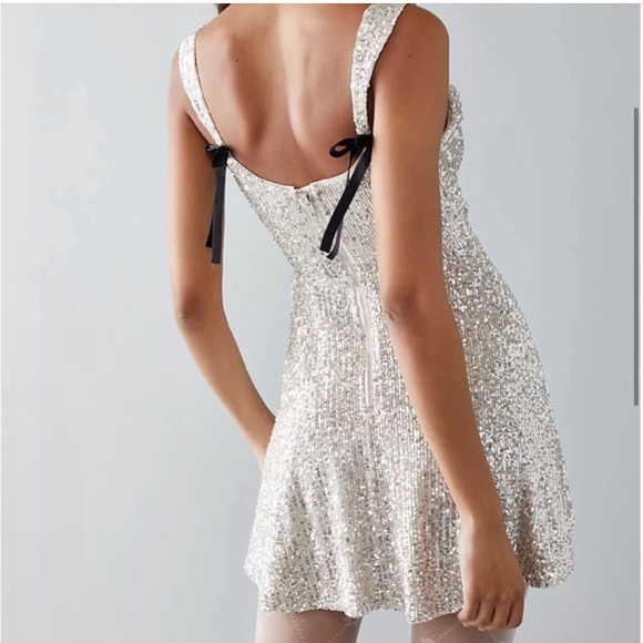 For Love & Lemons Candice Mini Dress NWT - Picture 2 of 4
